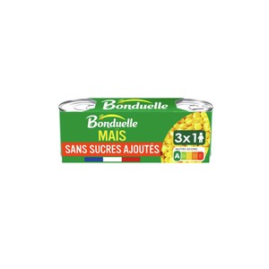 Bonduelle Maïs sans sucres ajoutés 3x140g