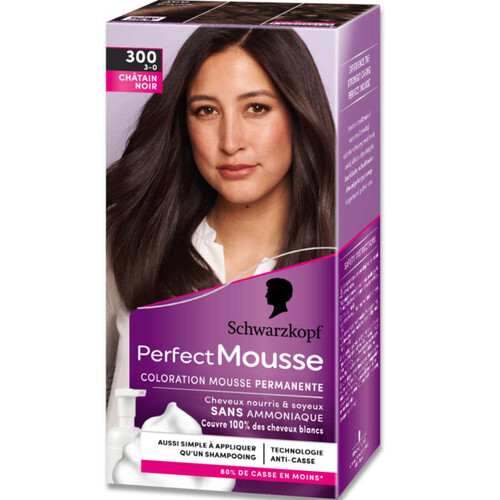 Schwarzkopf Coloration Perfet Mousse Chatain Noir