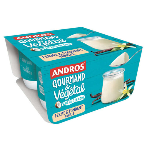 Andros Ferme Vanille Coco 4X100G