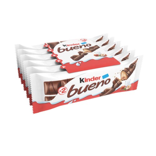 Kinder Bueno Lot 6x2 Gaufrette Enrobée De Chocolat 258g