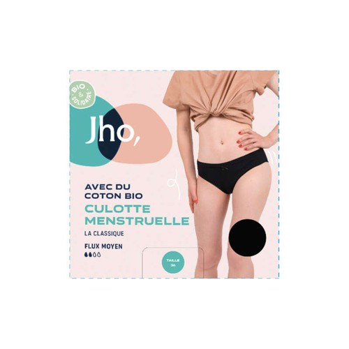 [Para] Jho culotte menstruelle noire flux moyens taille 42