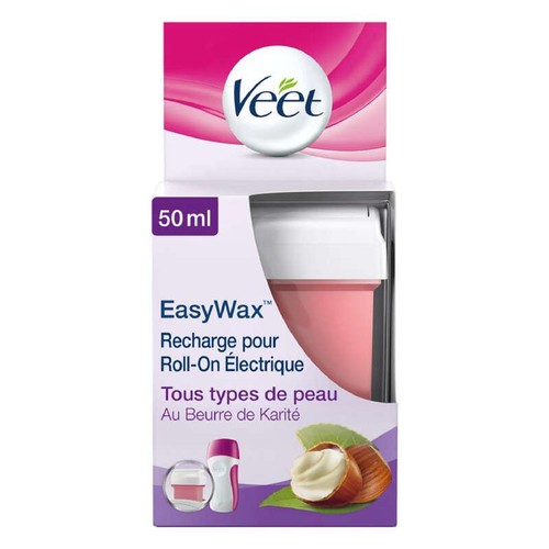 Veet Expert Recharge cire chaude Easywax Bras Jambes 50ml