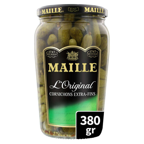 Maille L'Original Cornichons Extra-Fins Bocal 380g