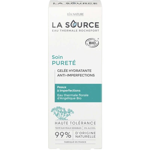 La Source Soin Pureté Gelée Hydratante Anti-Imperfections Bio 40Ml