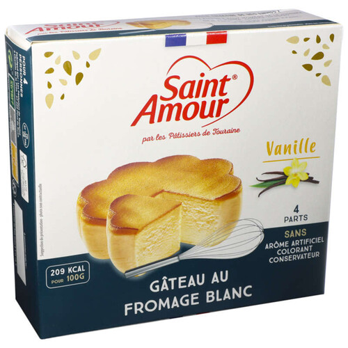 Saint Amour Gâteau au fromage blanc à la vanille 300g