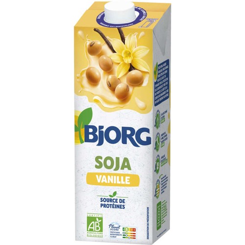 Bjorg Boisson Végétale Soja Vanille Bio 1L