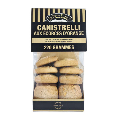 L'Ami Provencal Canistrelli Aux Écorces D'Oranges 220G