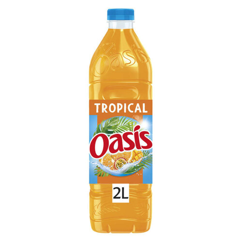 Oasis Tropical Boisson aux fruits plate la bouteille de 2 L