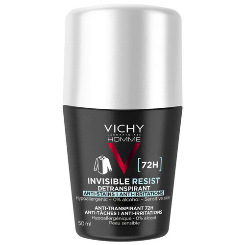 Vichy Homme déodorant roll-on 72h invisible 50ml