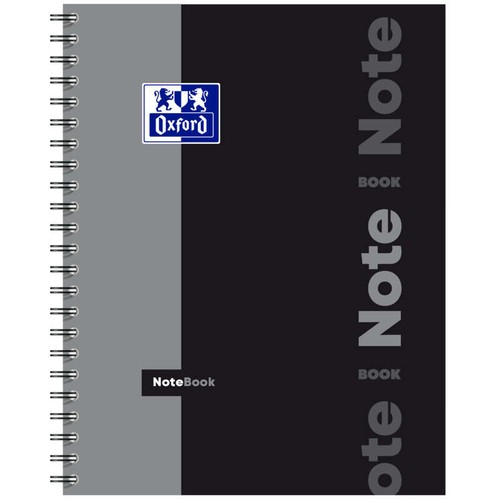 Oxford Cahier Notebook, A4, Grands Carreaux, 160 Pages, Reliure Spirale