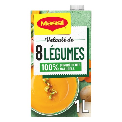 Maggi Soupe velouté de 8 légumes 1L