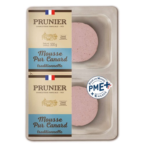 Prunier Mousse  Pur Canard Traditionnel 110g