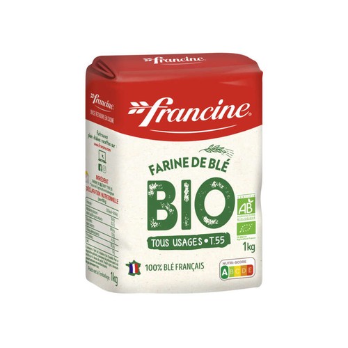 Francine Farine de blé Bio certifié AB 1kg