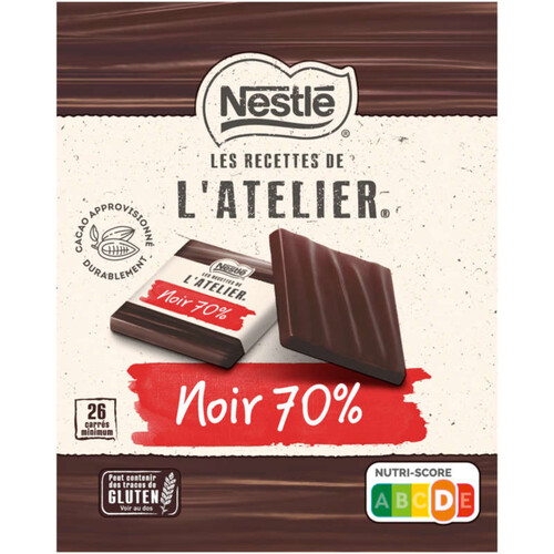 Nestlé Carrés Dégustation Noir Intense 70% 210g