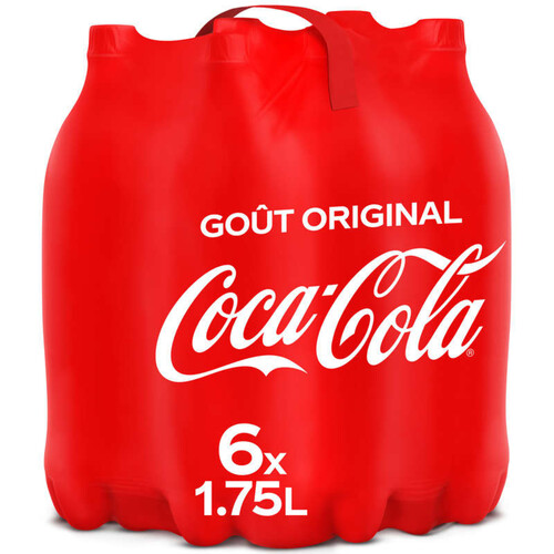 Coca-Cola Original Le Pack Bouteilles de 6x1,75L