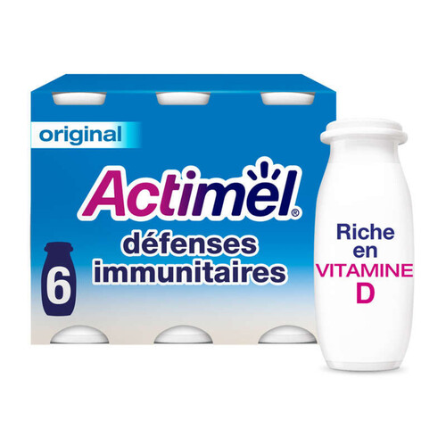 Actimel Yaourt À Boire Nature 6x100g