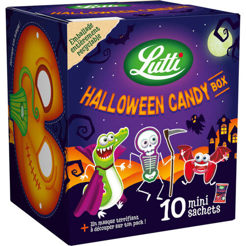 Lutti Bonbons Halloween Boîte 380g