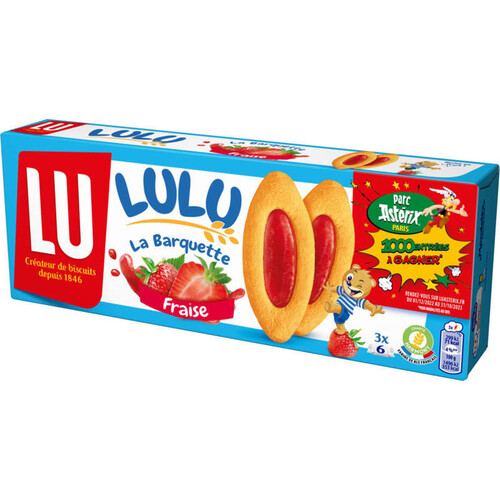 Lu Lulu La Barquette Biscuits Fraise 120g