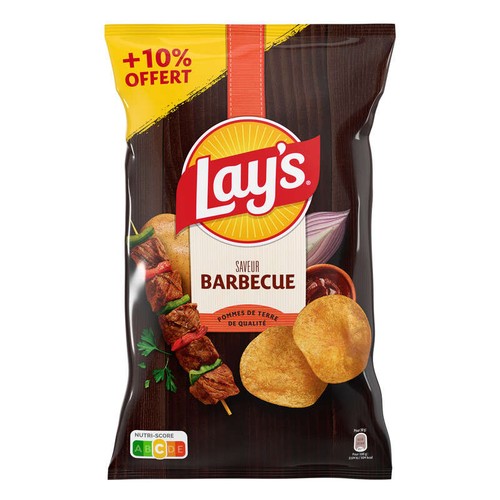 Lay's Chips Saveur Barbecue 250g +10%