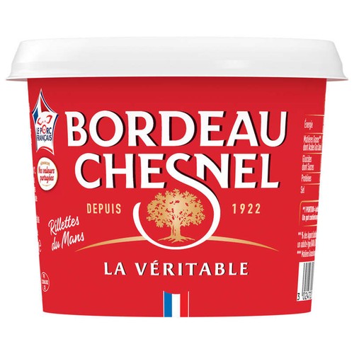 Bordeau Chesnel La Véritable Rillettes Du Mans Pur Porc 110g