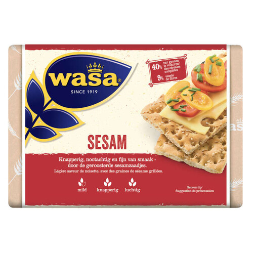 Wasa biscottes croustillantes sésame 250g