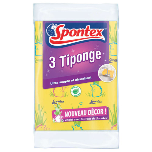 Spontex Tiponge, Ultra Souple Et Absorbant