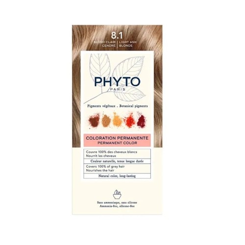 Phyto Couleur Coloration Permanente 8.1 Blond Clair Cendré