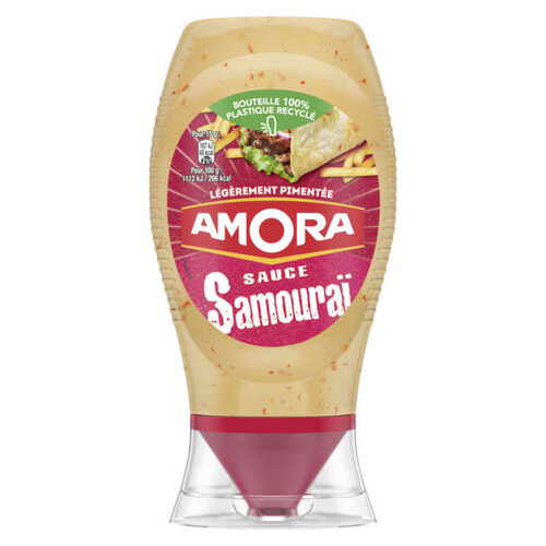 Amora Sauce Samouraï Flacon Souple 255G