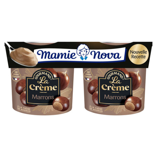 Mamie Nova crème de marrons gourmande 2x150g