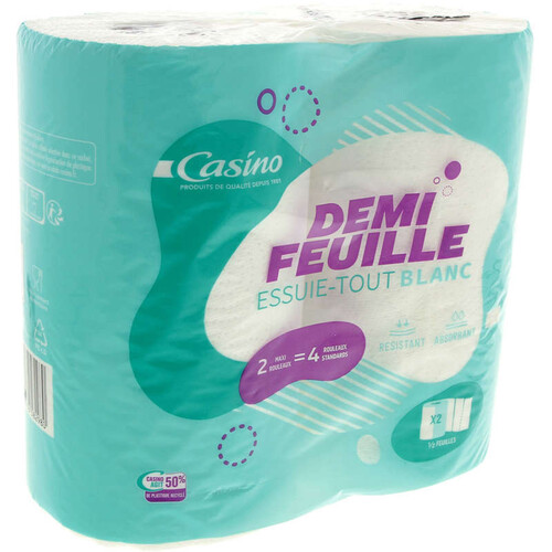 Casino Essuie-Tout - Demi-Feuille - X2