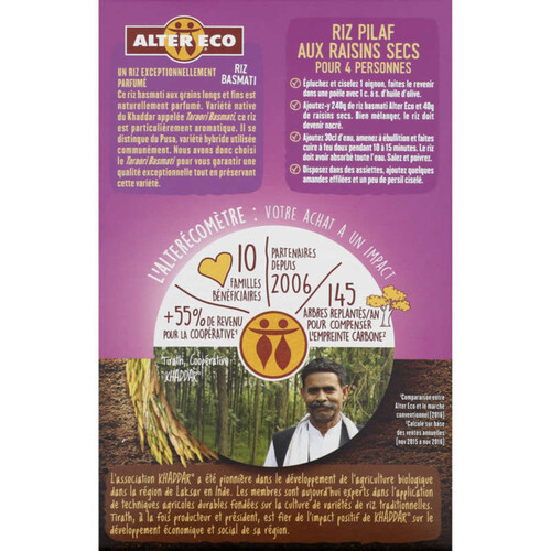 Alter Eco Riz Basmati Bio 400g