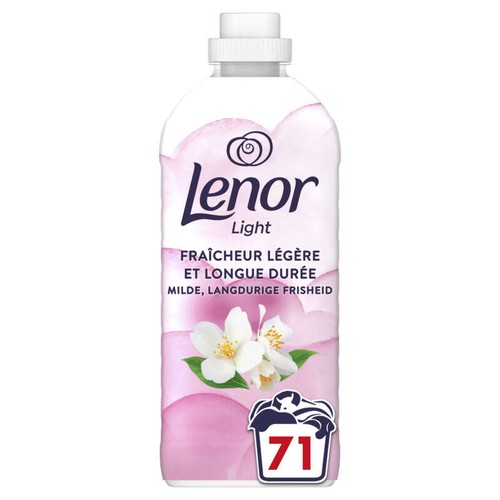 Lenor Fleur de Jasmin Adoucissant Fraîcheur Légère et Longue Durée 71 lavages