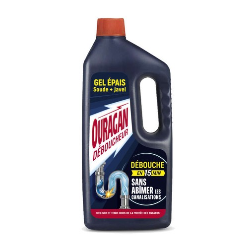 WC Net Déboucheur Gel Épais Soude + Javel 1L