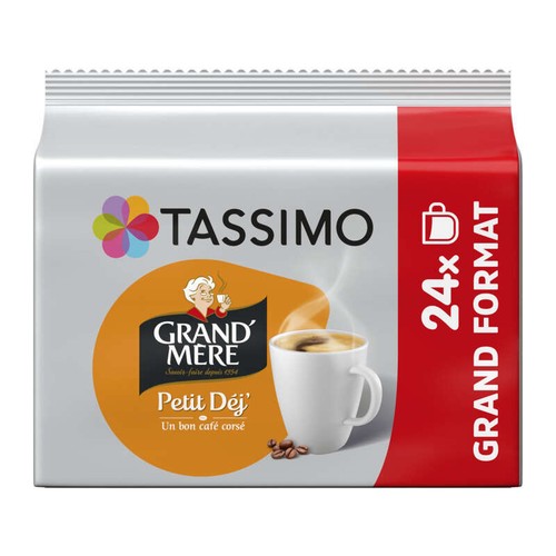 Grand Mère Tassimo Petit Dejeuner Café Dosette Grand Fomat x24