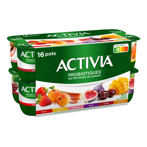 Activia Yaourt Aux Fruits Bifidus 16X125G