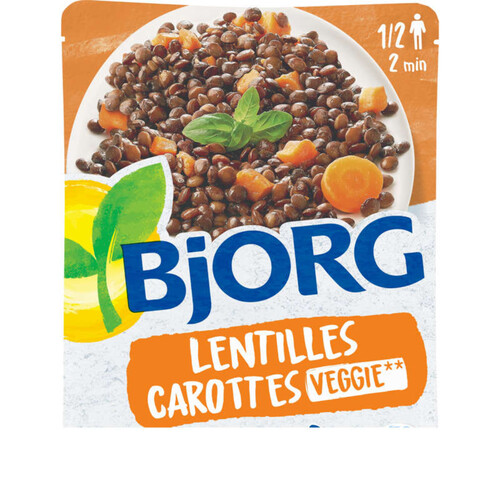 Bjorg Lentilles & carottes, bio 250g