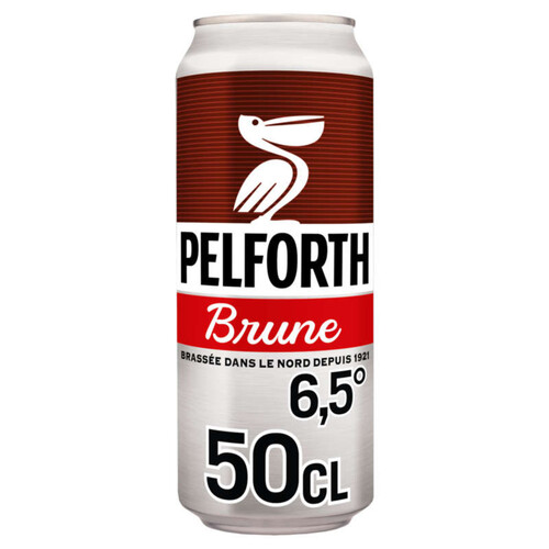 Pelforth Brune Bière Du Nord Canette 50 Cl 6.5°