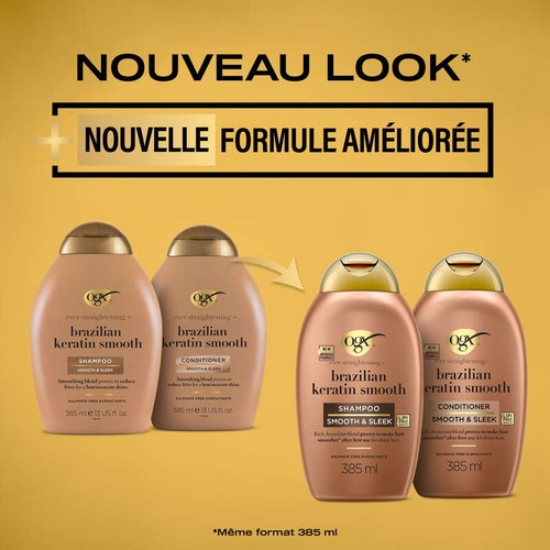 OGX Shampooing doux Brésilien à la kératine 385ml