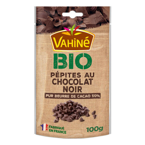 Vahiné Pépites au chocolat noir Bio 100g