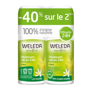 [Para] Weleda déodorant Roll-On Citrus Bio 2x50ml