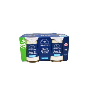 Ferme de la Tremblaye Yaourt Bio au Lait de Vache 4x125g