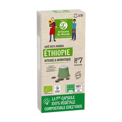 Artisans du Monde Café Ethiopie capsules x10