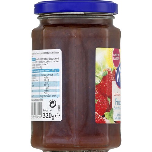Gayelord Hauser Confiture de fraises au fructose 320g
