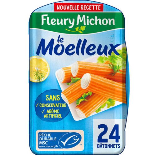 Fleury Michon Bâtonnets Surimi Moelleux Msc 384G