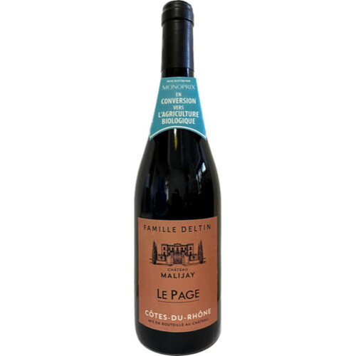 Château Malijay Famille Deltin Le Page Côte-du-Rhône rouge 75cl