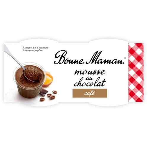 Bonne Maman Mousse au Chocolat Café 4*50g