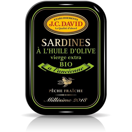 Jc David Sardines à l'huile d'olive vierge extra 115g