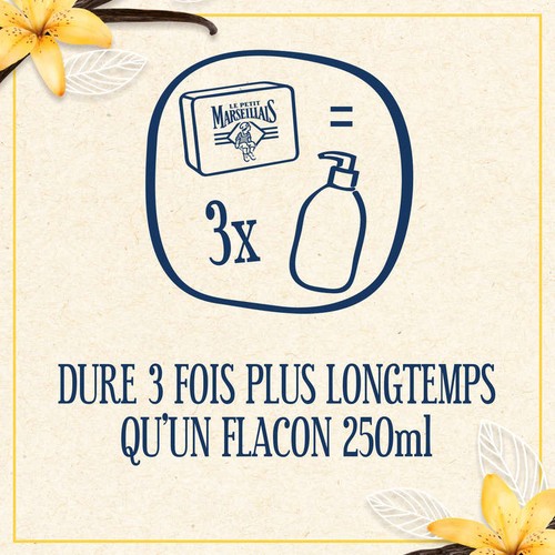 Le Petit Marseillais Savon Extra Doux Vanille 4x100g