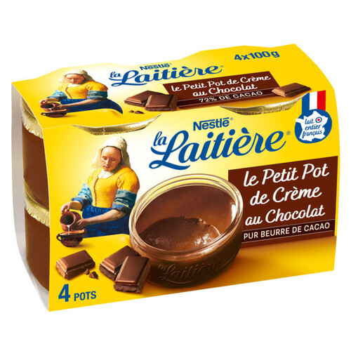 La Laitière Crèmes Desserts chocolat 4 x 100g