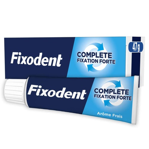 Fixodent Crème Adhésive Pour Prothèses Complete Fraîcheur 47ml